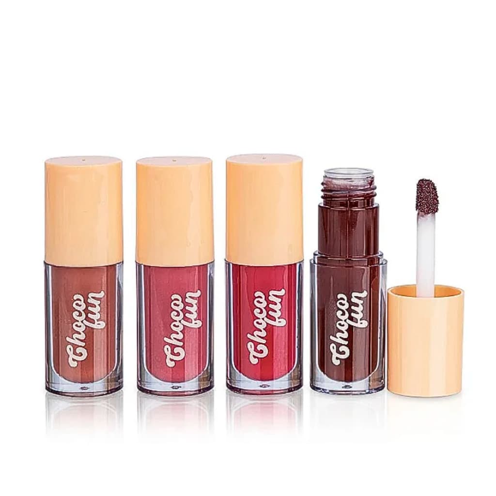 Gloss Lip Tint Fenzza 4ml com Sensação de Chocolate para Lábios Hidratados