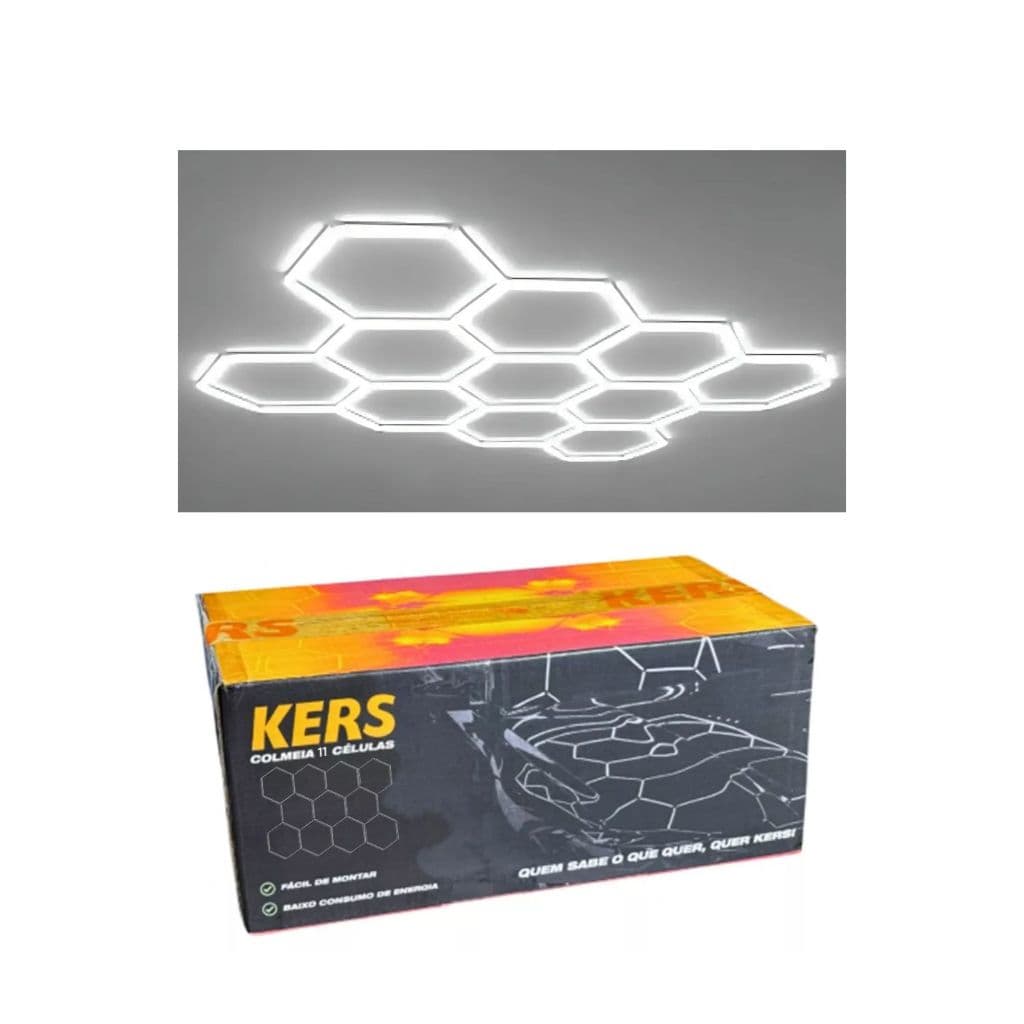 Luminária Led Colmeia 11 Células 220v Kers