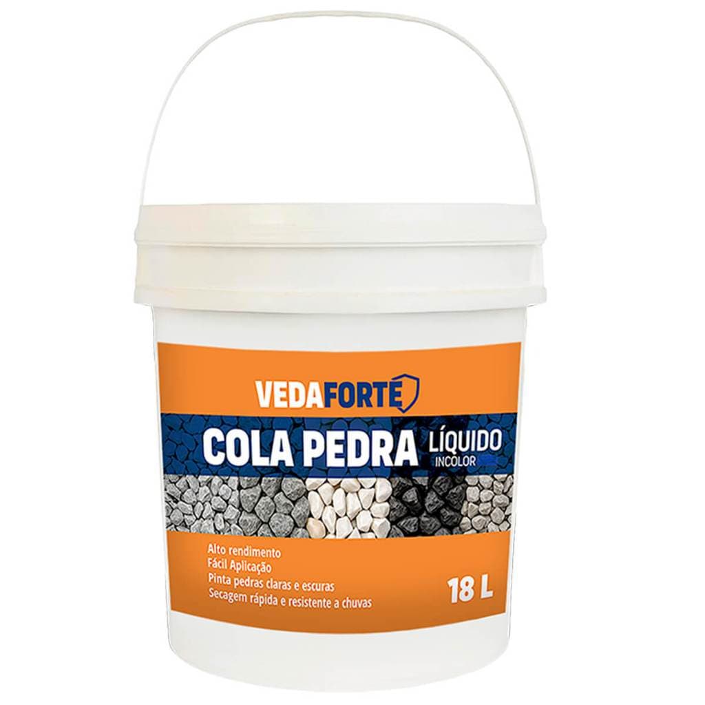 Cola Pedra Fixador de Pedras para Jardim 18 Litros