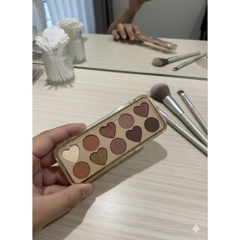 ​✨ Paleta de Sombras "Corações Encantados" - Para Looks Incríveis!