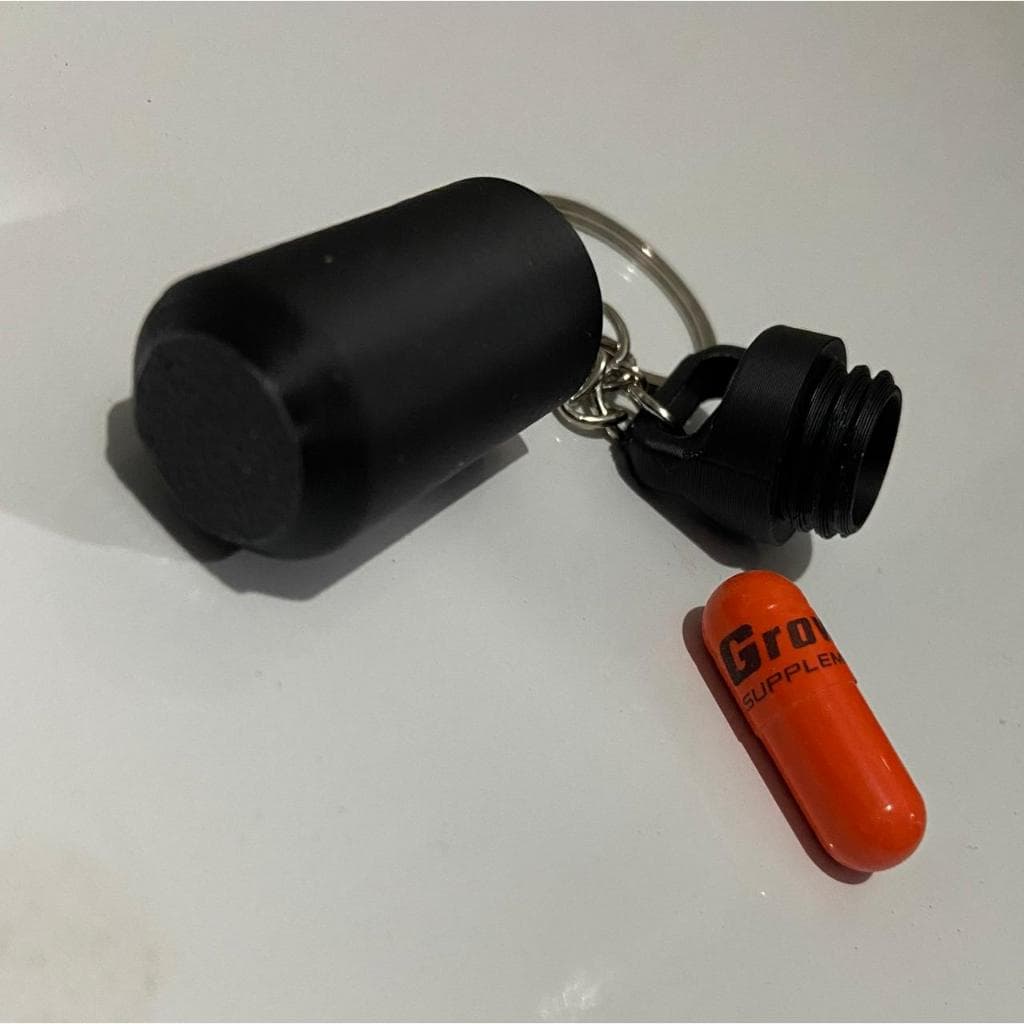 Mini Caixa De Comprimidos,Chaveiro Container-Organizador De Remédio
