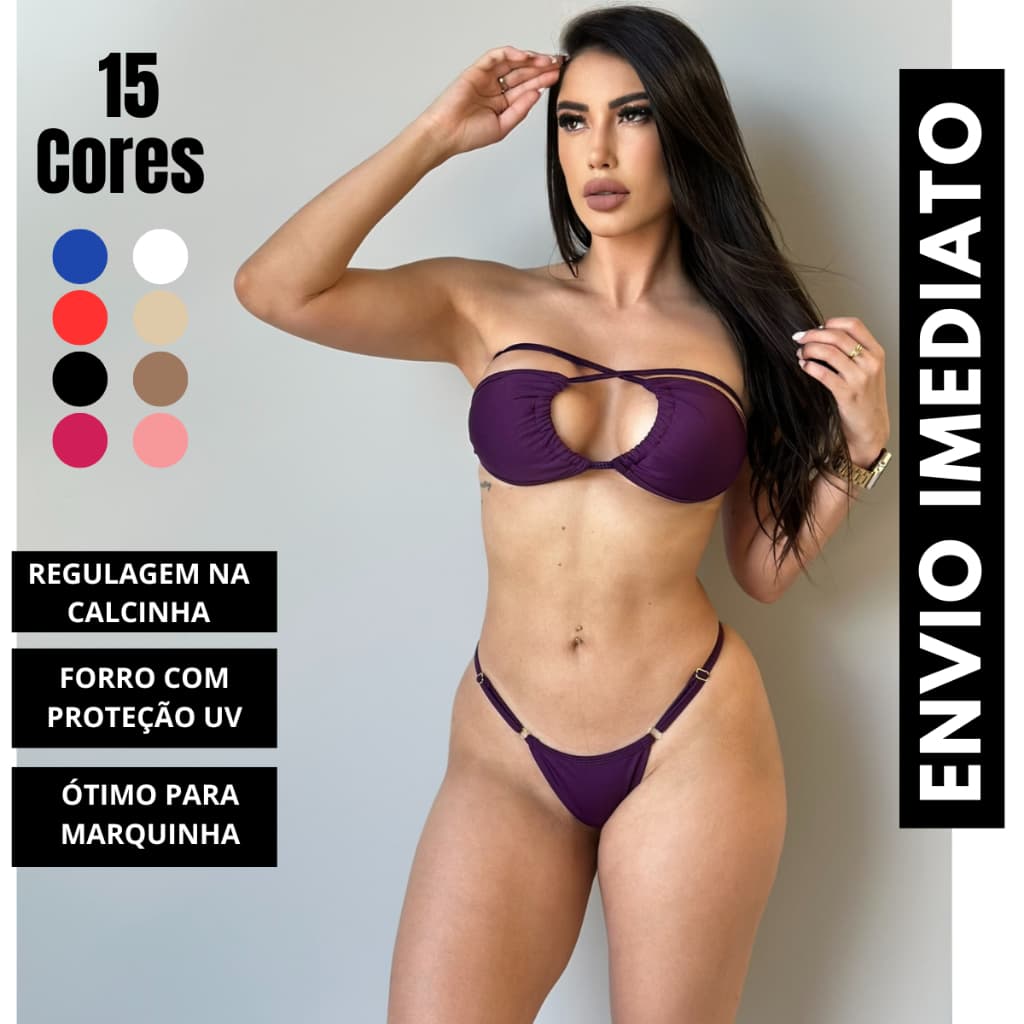 Biquíni de fita para marquinha cortininha fio dental para bronze Envio Rápido