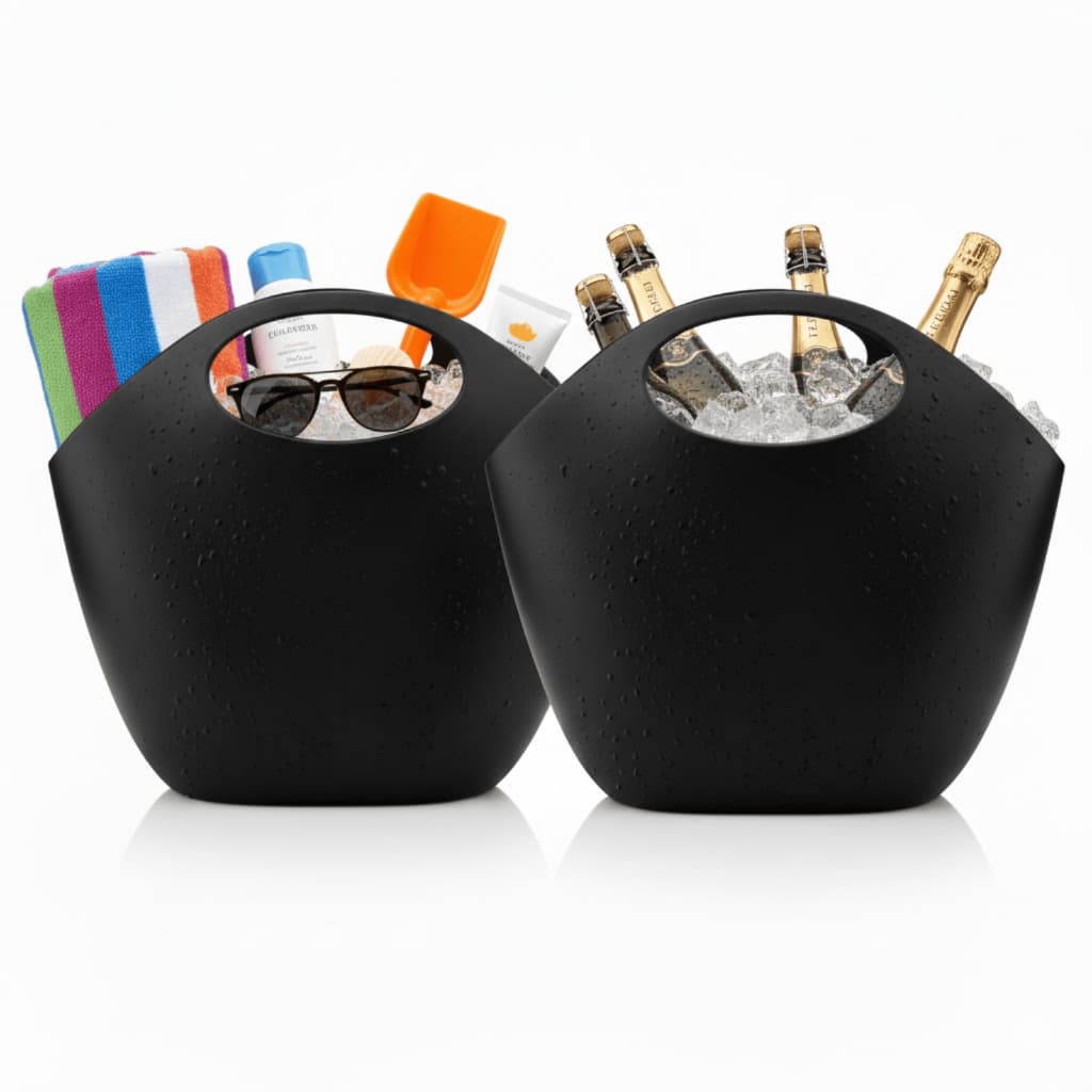 2 Bolsas 12,5litros 45x40 Plástico Praia Piscina Impermavel
