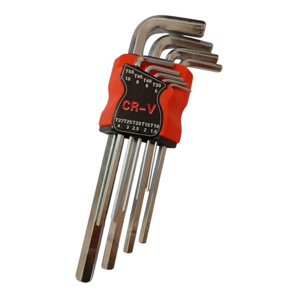 Jogo de Chave Allen 1.50MM - 10.00MM Idea Contem 9 chaves Aço Cromo Ferramenta Profissional