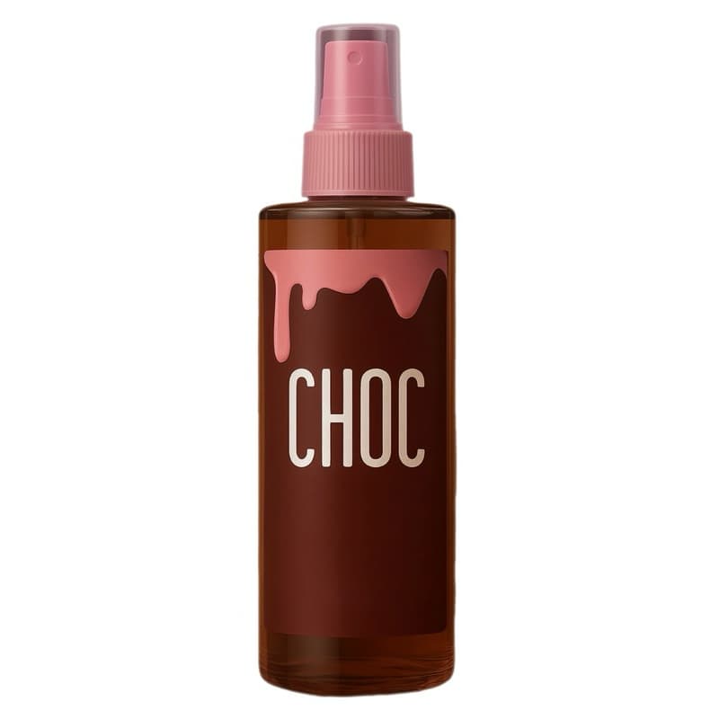 Body Splash feminino CHOC • Fragrância Doce de Chocolate • Desodorante Corporal