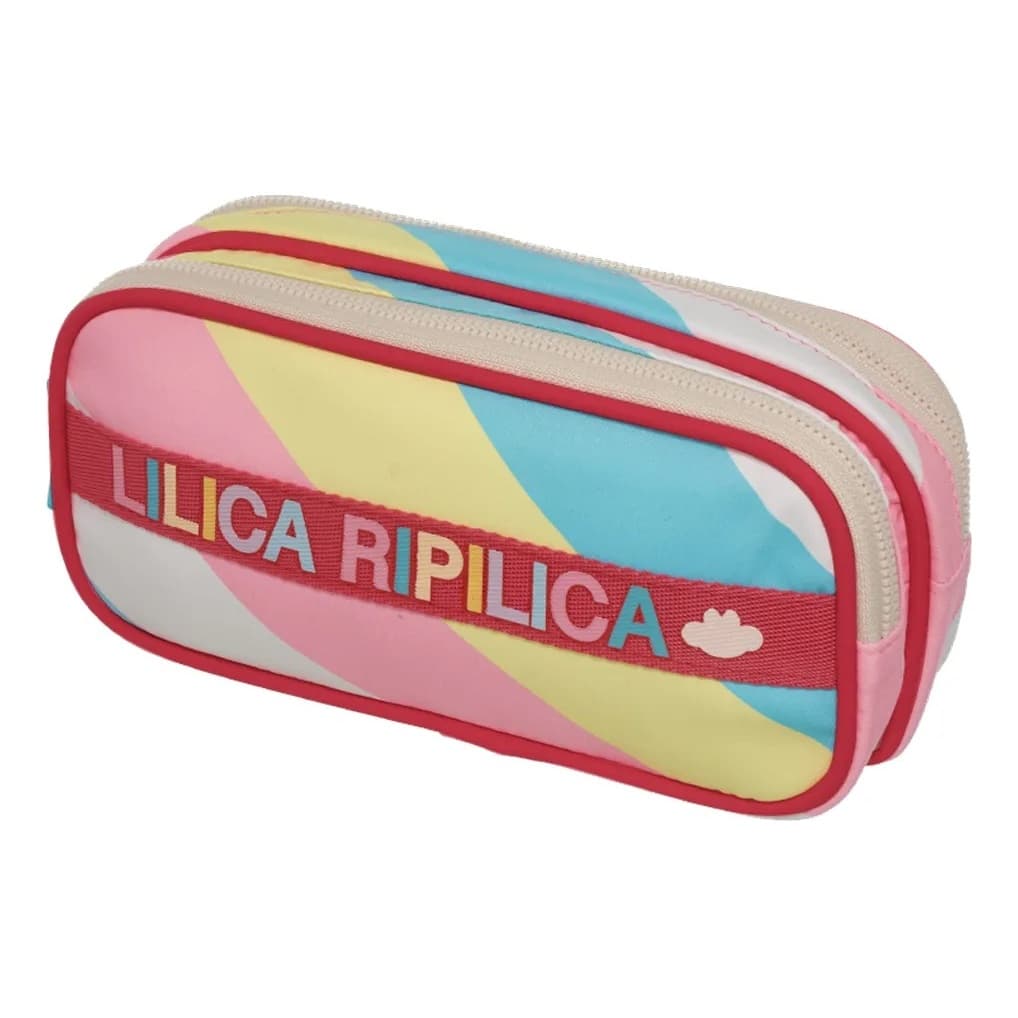 Estojo Escolar Infantil Duplo Lilica Ripilica Lov It Vibrant Cor Rosa