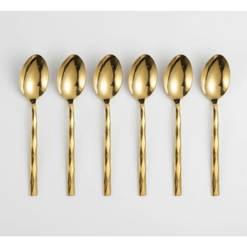 Kit Colheres Sobremesa Moderno 16cm Com 6pçs