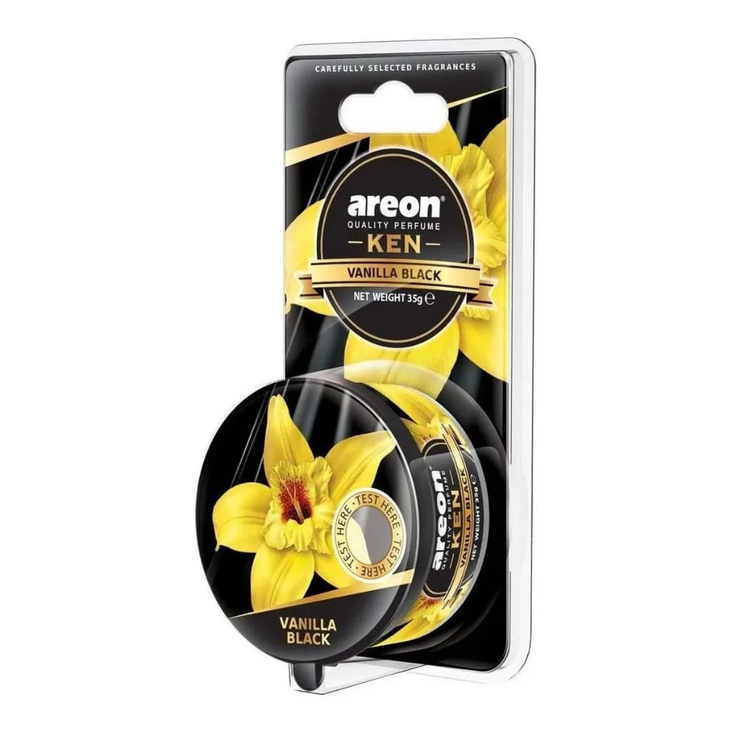 Aromatizante De Carro Vanilla Black Areon Ken 30g