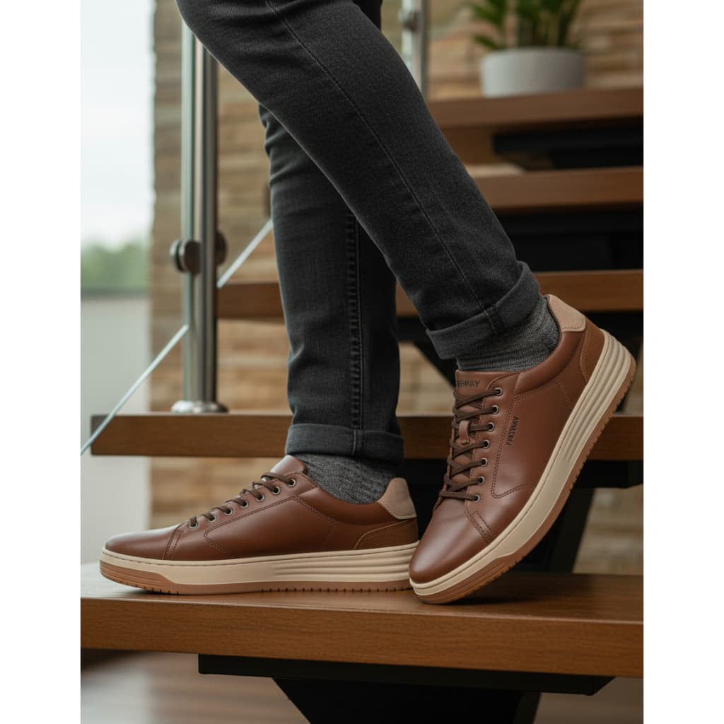Tênis Casual Freeway Loud 13 Masculino Em Couro