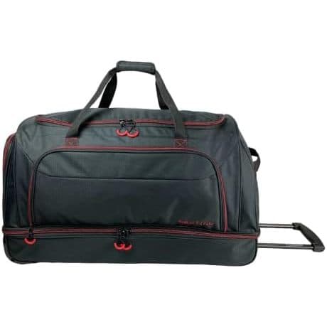Mala/Bolsa/Sacola de Viagem Grande Maiorca Poliéster Santino Preta
