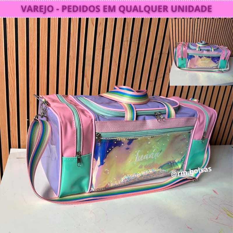 Malinha em verniz 43x19cm com Personalizacao de Nome ate 9 letras