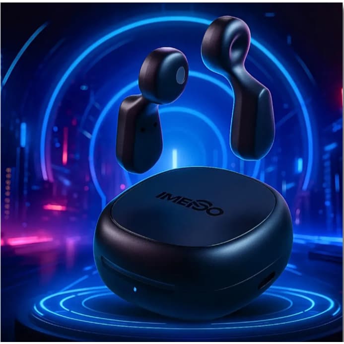 Fone de ouvido Bluetooth 5.4 IMENSO E2005 Sem Fio Super Bass com Microfone e Assistente de Voz