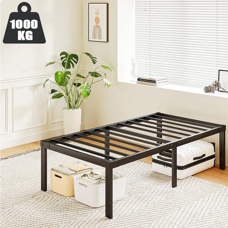 Estrado De Metal Para Cama De Casal /Cama de Solteiro Fácil De Instalar e Dobrável 1000KG Suportes De Ripas De Aço O17