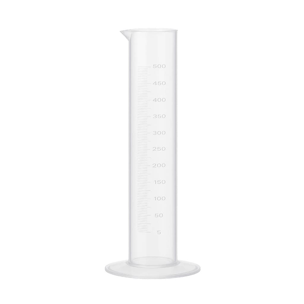 Proveta 500ml Polipropileno Transparente Medidor Alto Relevo