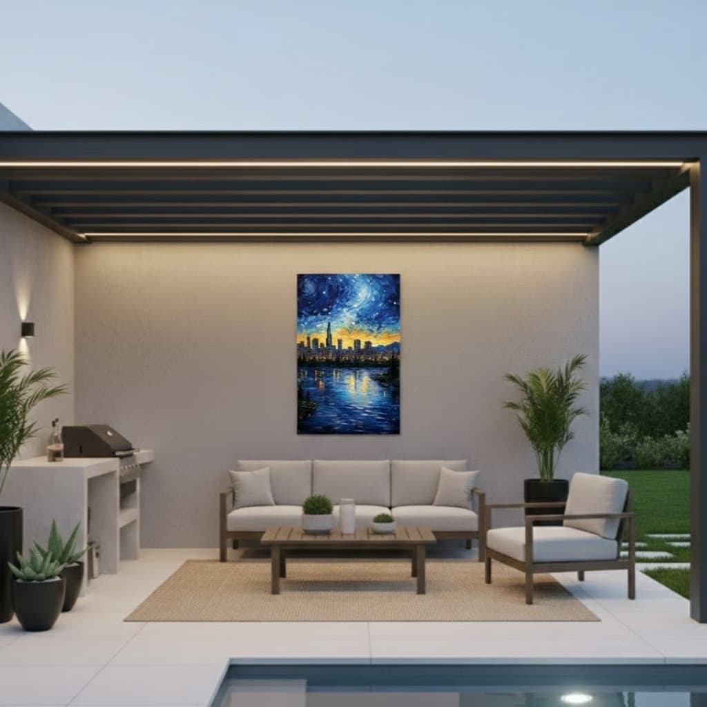 Quadro Moderno para Sala ou Quarto - Sem Moldura