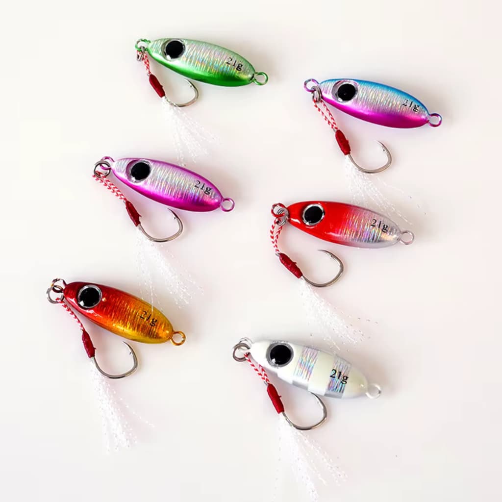Micro Jig 17g com suporte hook - 4 Cores a escolha