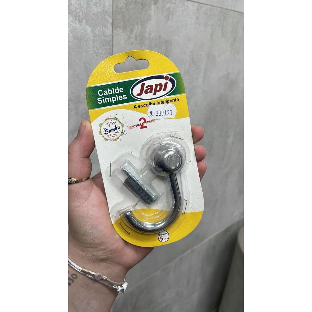 ACESSÓRIO CABIDE SIMPLES KIT SAMBA CR