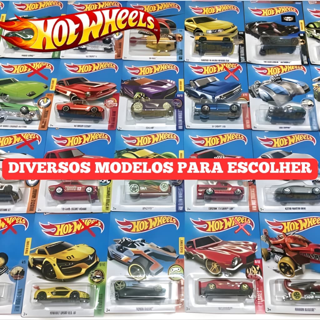 Carrinho Hot Wheels Miniatura Escala 1:64 Mattel Original - Escolha o Modelo