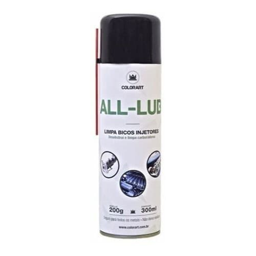 Descarbonizante Limpa Bico Injetor Tbi Carburadores ALL-LUB 300ml