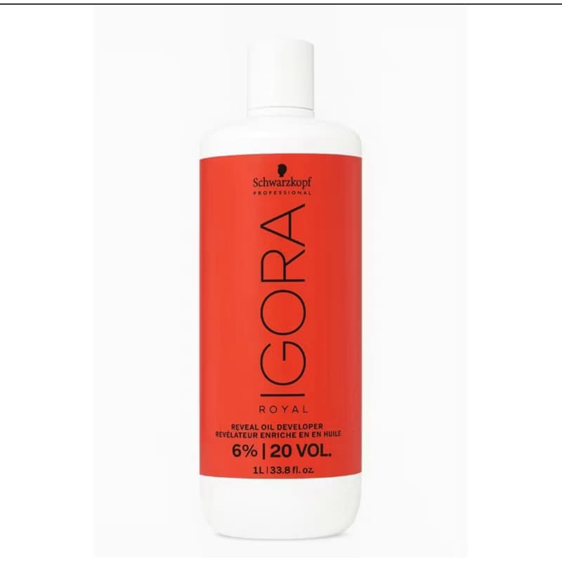 Igora Royal Água Oxigenada Cremosa Oxidante 1L 10 20 30 40 Volumes