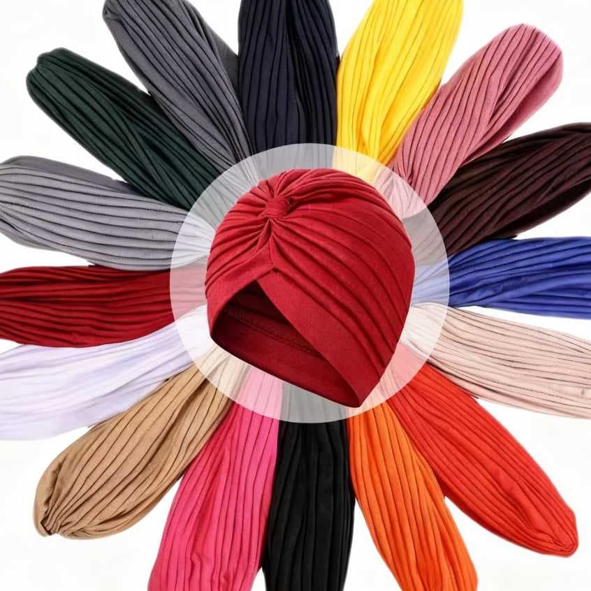 Turbante Chapéu Feminino Indiano Estiloso | Com Elástico Fechado Confortável – Moda Elegante