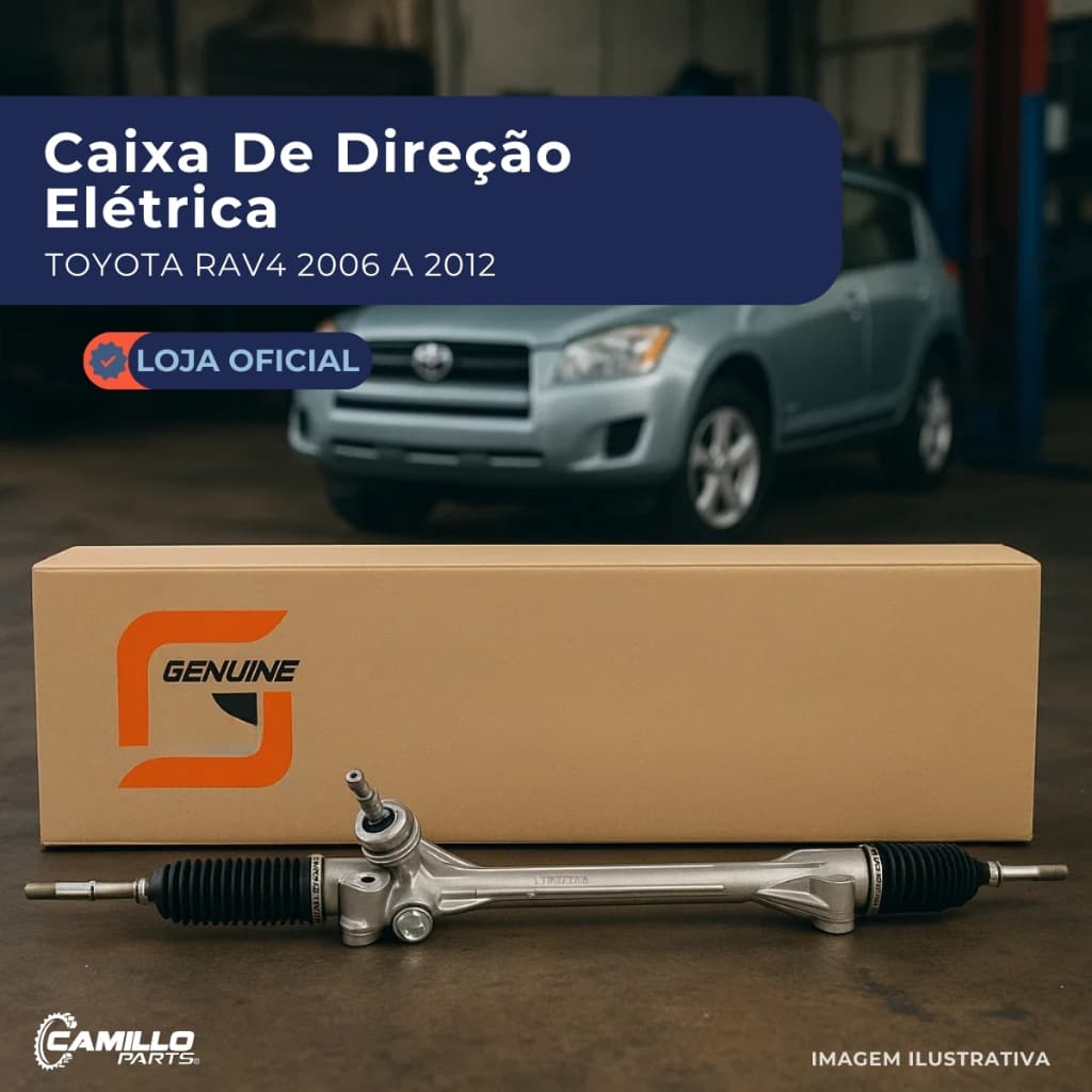 Caixa Direcao Eletrica Rav4 2006 2012 Toyota Automotiva Conducao Suave Segura