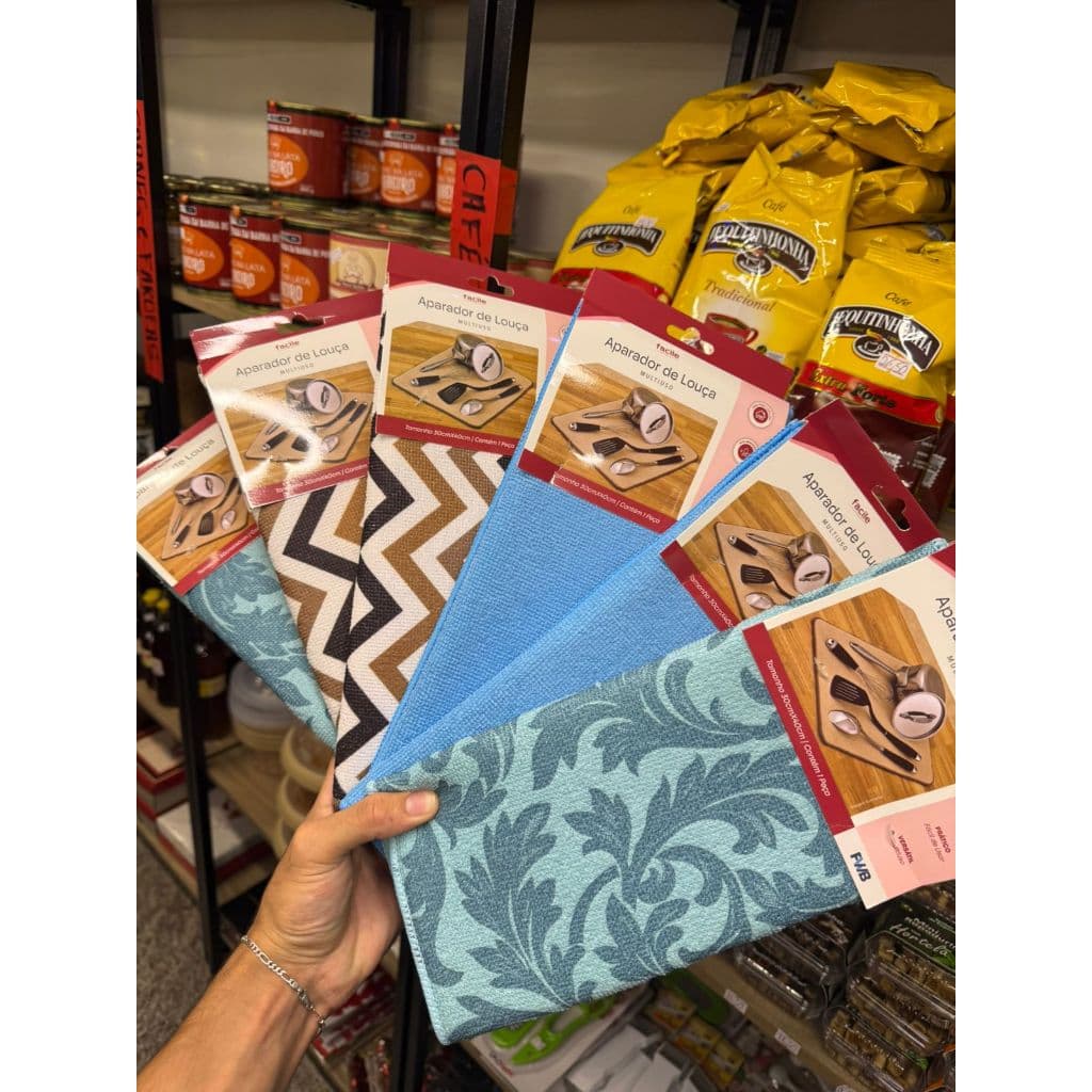 Kit 6 Panos de Limpeza Super Absorventes Práticos para Cozinha Casa e Uso Diário