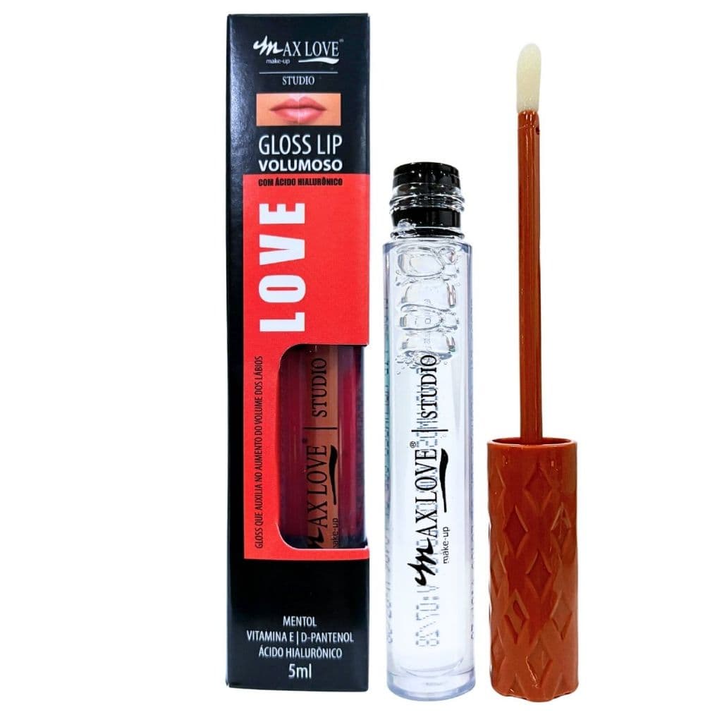 Aumenta Boca Gloss Volumão Max Love Incolor Efeito Plump Hidratação Longa Duração