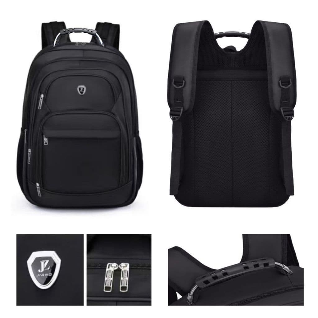 Mochila Masculina Reforçada Para Dias Chuvosos Zíper De Aço Alça grossa Acompanhada Com 6 Divisórias