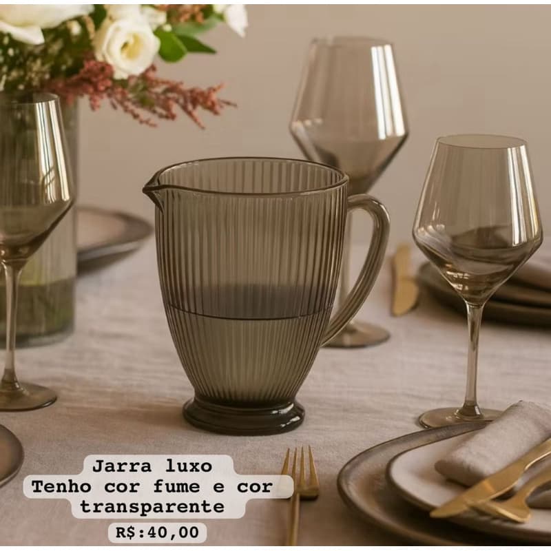 jarra luxo para mesa posta