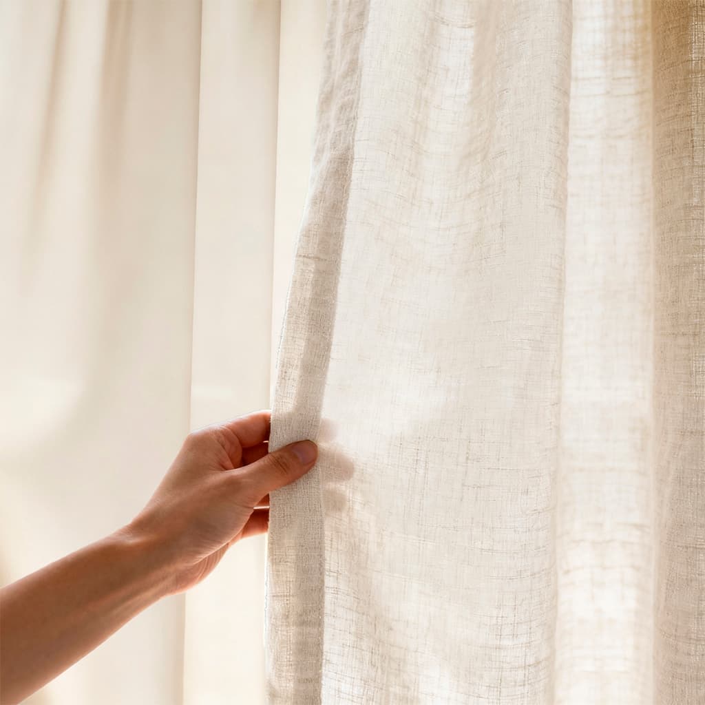 Cortina DUO Vista – Elegância Natural e Conforto Visual (2 Painéis) Camesa
