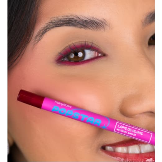 Lápis de olhos APONTÁVEL Cherry Lady Hot Blink Ruby Rose cor CEREJA