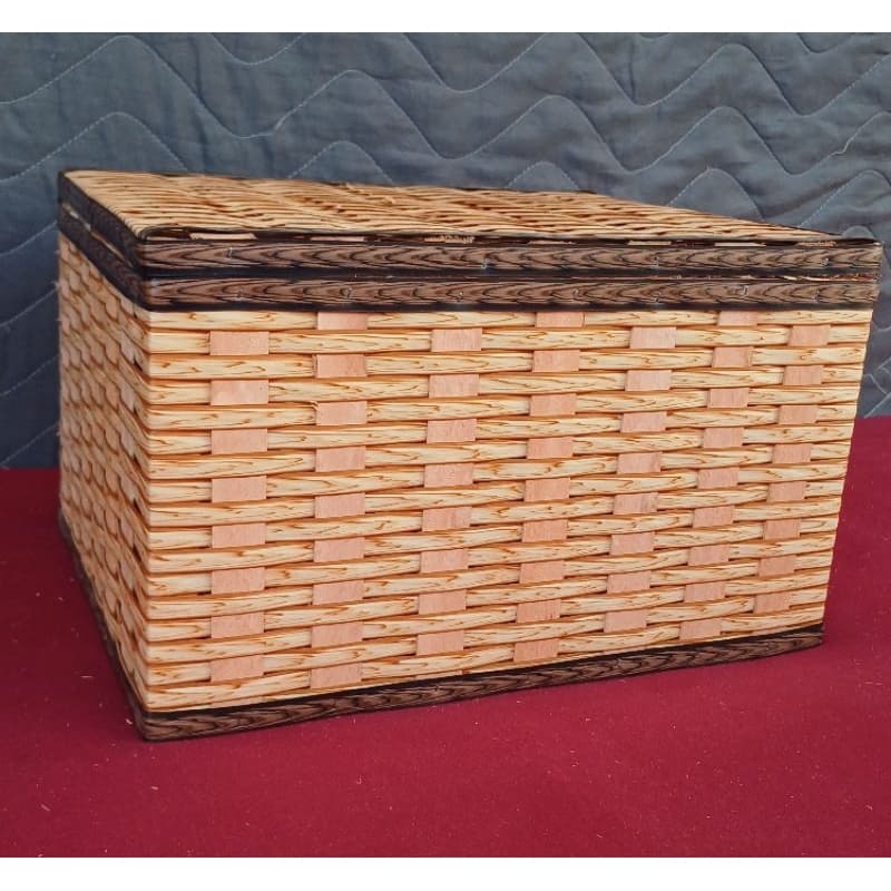 baú de sintético número 4 cor canela 38x30,5x22,5