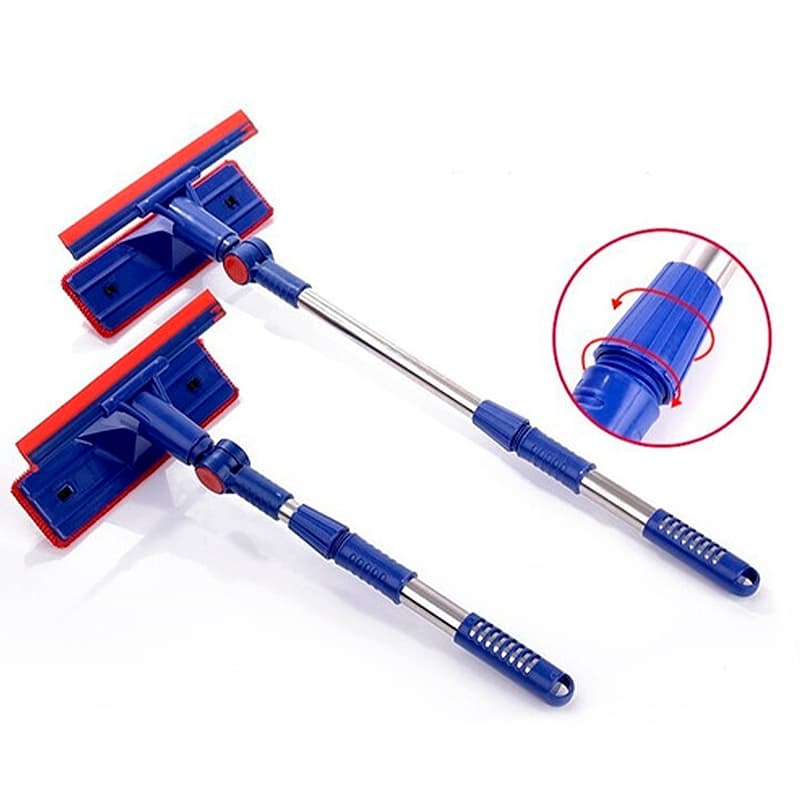 Rodo Limpa Vidros Vidraças Janelas Cabo Extensível Limpeza Geral