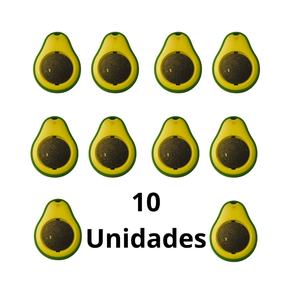 Abacate De Brinquedo( 10pçs )Para Gatos Com Catnip Erva Gato Natural