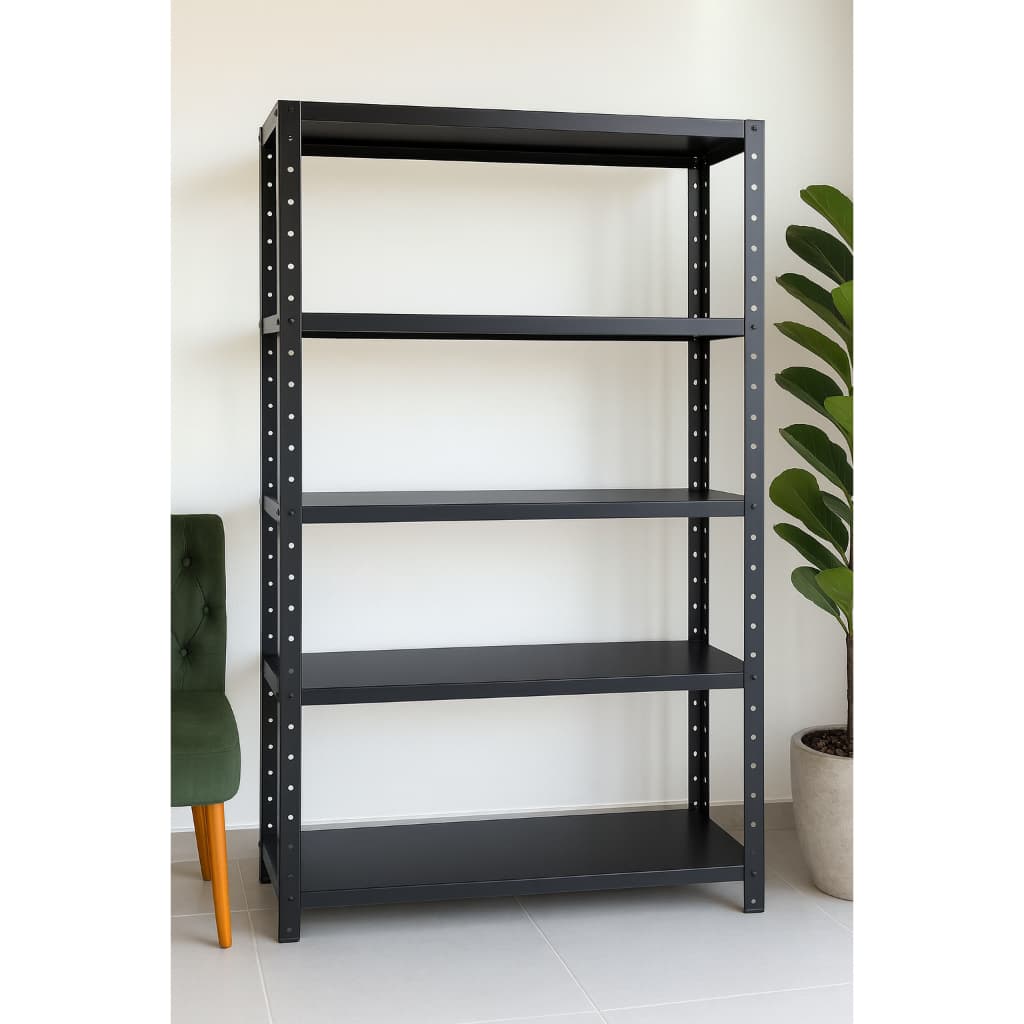 Estante Prateleira Industrial Armário De Aço 5 Bandejas 190x90cm - Suporta Até 175k