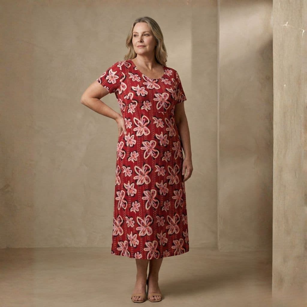Vestido sortido Feminino Soltinho Plus Size G1 G2 G3 Estampado Leve Fresco Verão