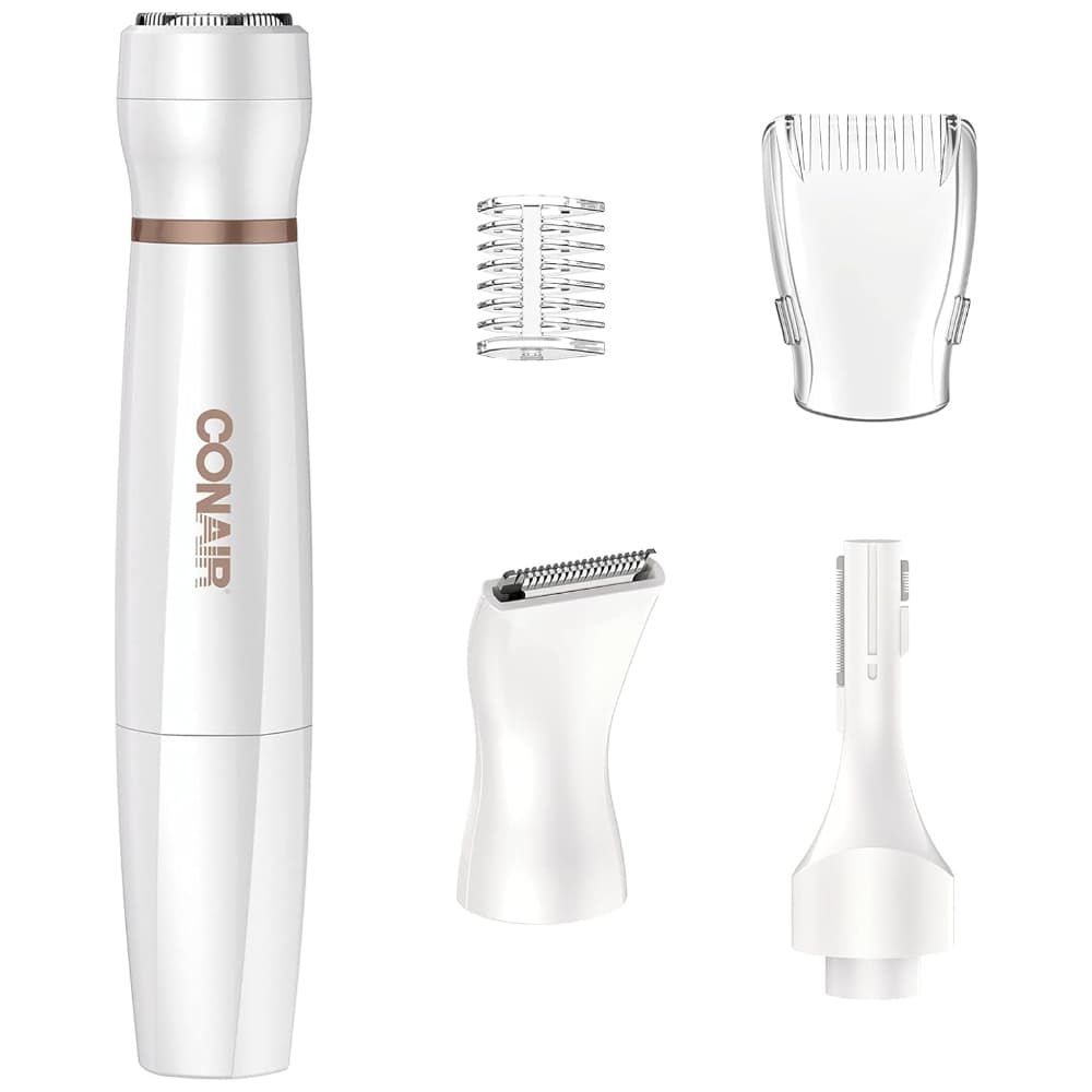 Depilador Sem Fio Conair All In One Compacto Facial e Corporal Feminino Branco - LT85NBR