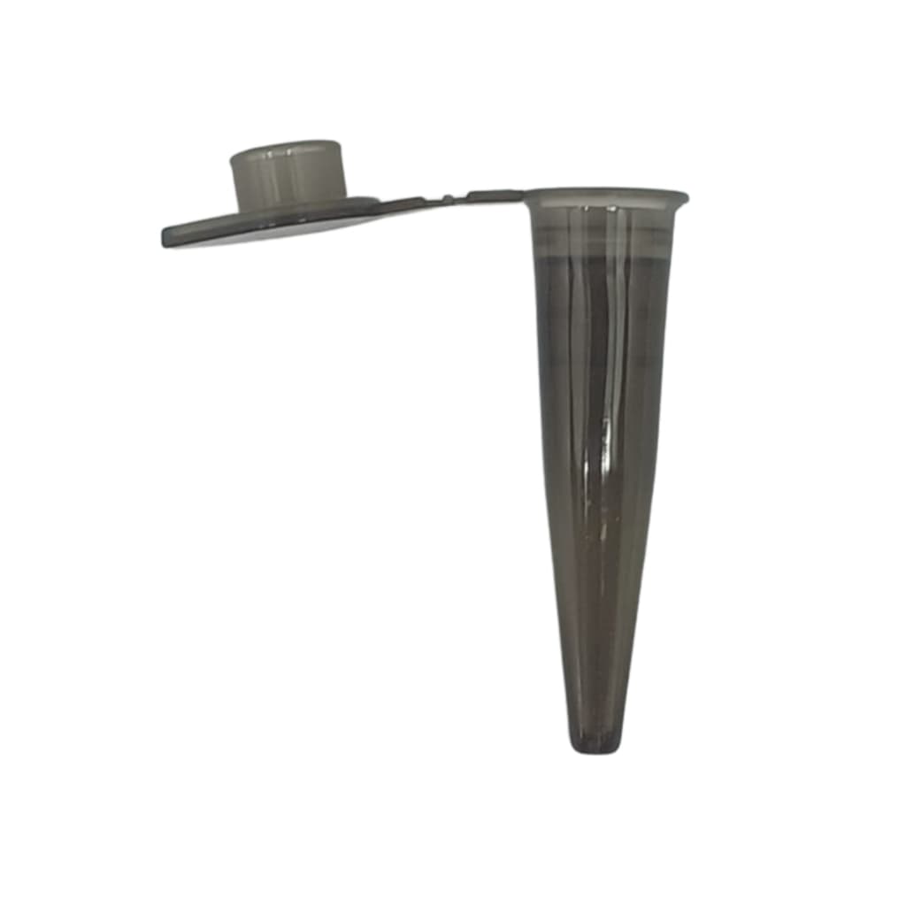 Microtubo 0,3ml Preto Translucido C/1000 Unidades
