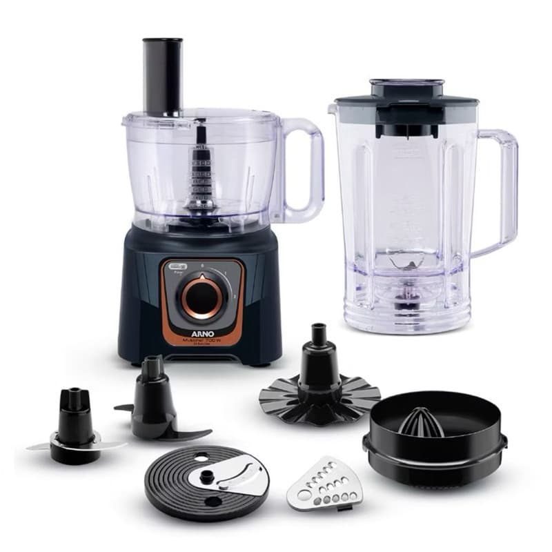 Multiprocessador e Liquidificador com 24 Funções 700w 110v(127v) Arno Original potente e versátil