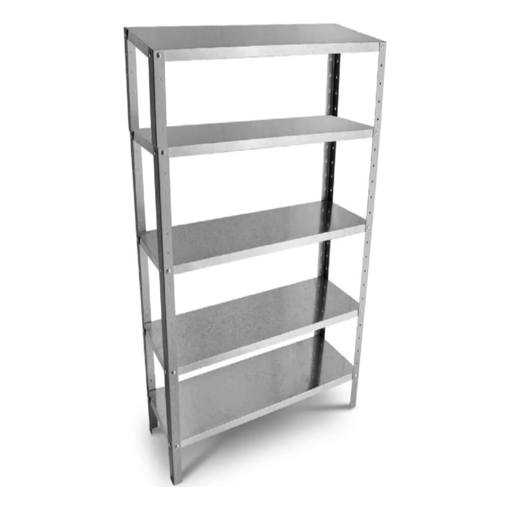 Estante Armario Multiuso De Aço 190x90cm 5 Bandejas Suporta 175kg