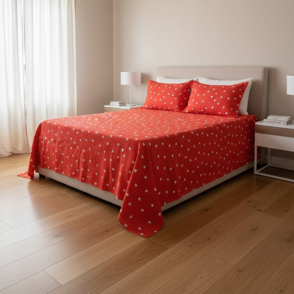 Cobre-Leito Piquet Casal Queen 2,50x2,60 m com Fronhas –Tecido Piquê Premium, Elegante e Macio - Oferta