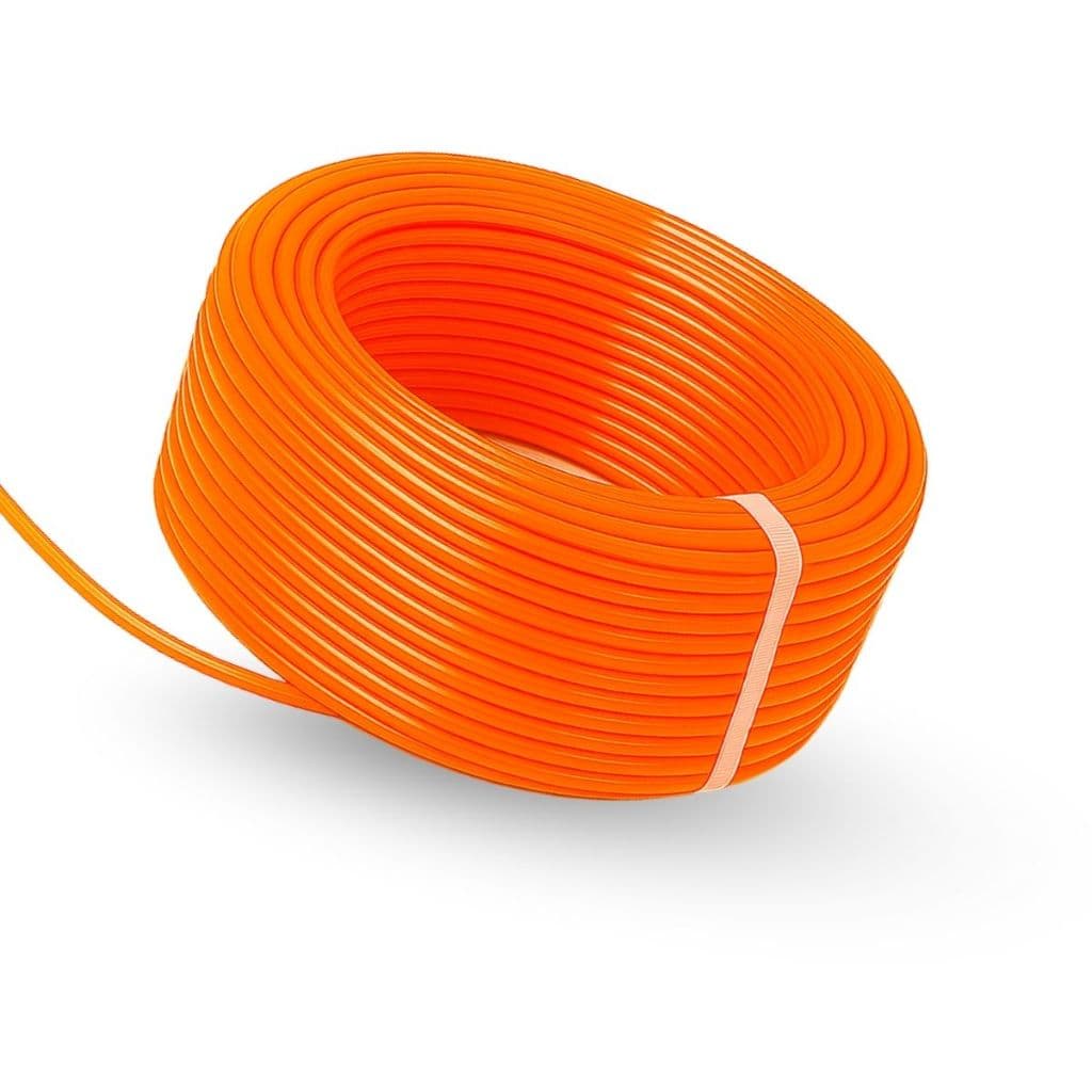 Fio de Corte Nylon 2mm Perfil Quadrado 670 Metros Compatível com Stihl e Husqvarna