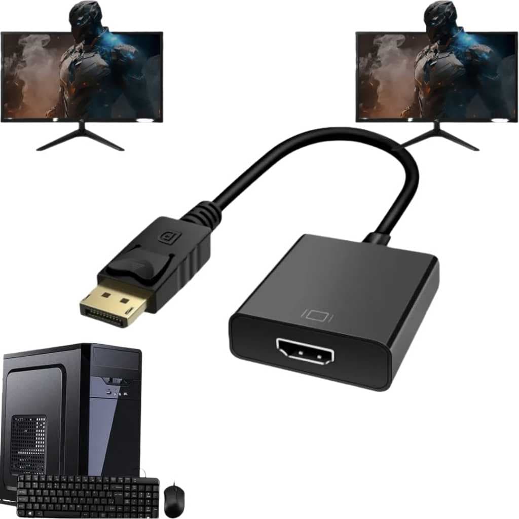 Cabo Adaptador Displayport Para Hdmi Conversor Vídeo
