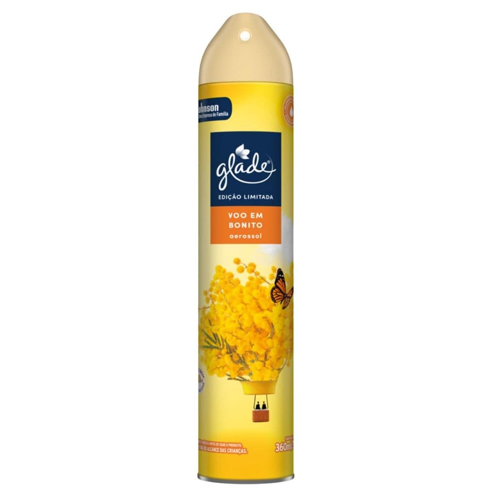 Odorizador de Ambiente Aerossol Voo em Bonito Glade Frasco 360ml Spray