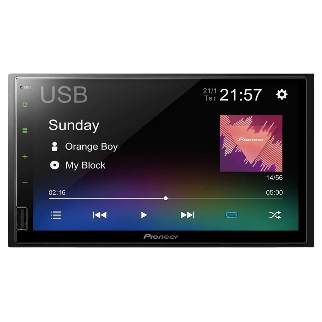 Central Multimídia Pioneer DMH145BR 7 Polegadas BT Espelhamento Android USB