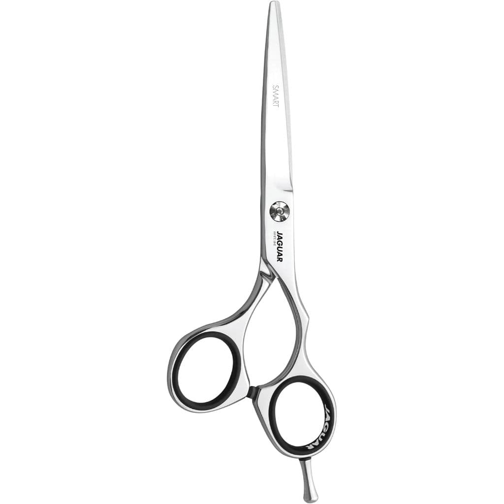 Tesoura Profissional Jaguar Fio Navalha HFX-55C White Line SMART 5.5” Polegadas Prata Origianal, Fora da Caixa