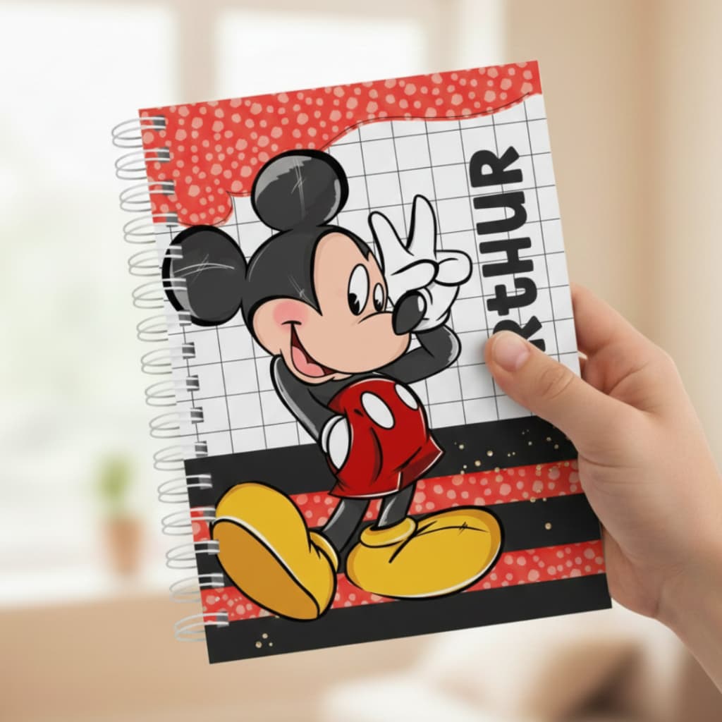 Caderno A5 Personalizado - Diversos temas