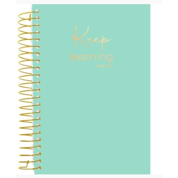 Agenda Permanente Keep Espiral pequena 160f Kit