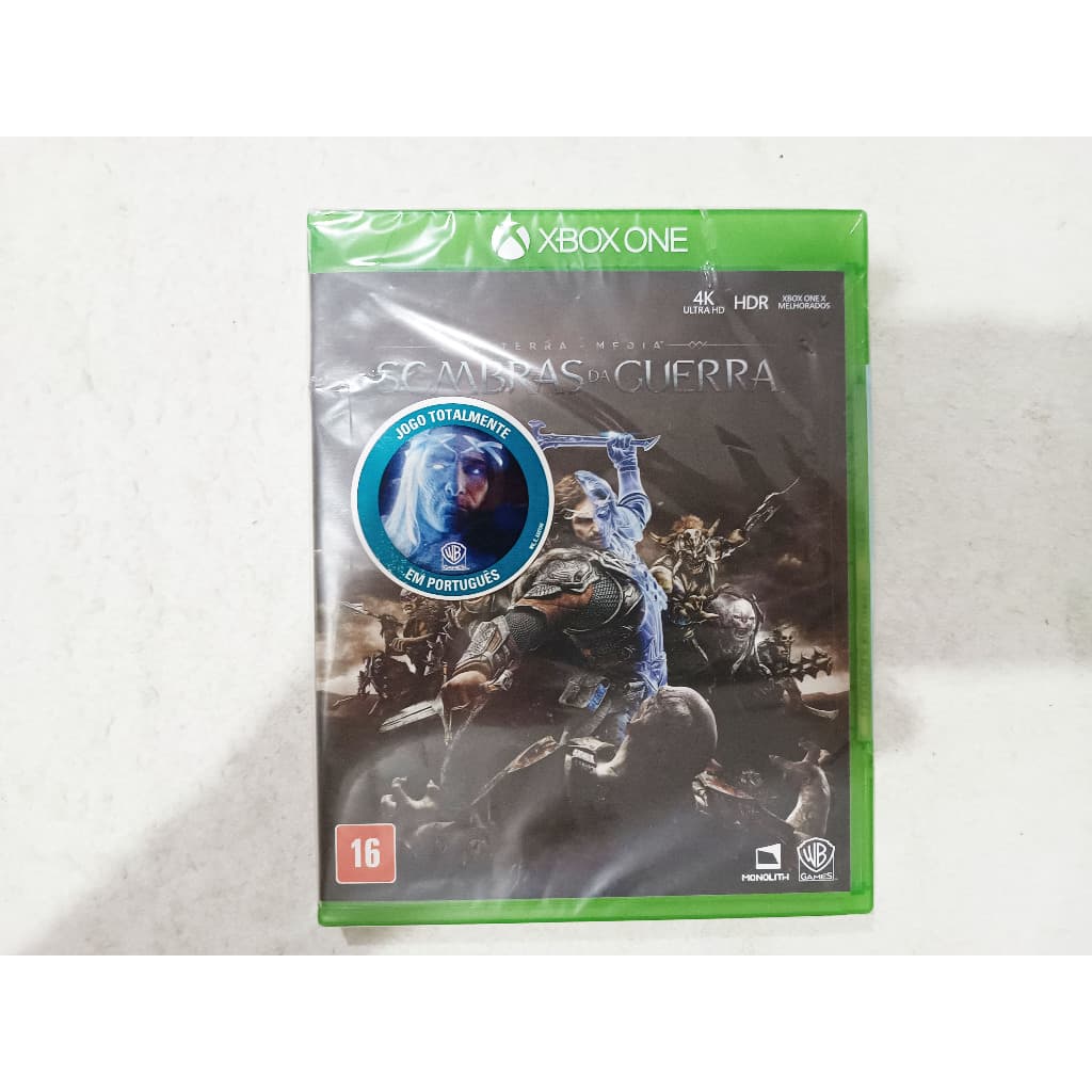 Terra Média Sombras da Guerra em Português Novo Lacrado Xbox One